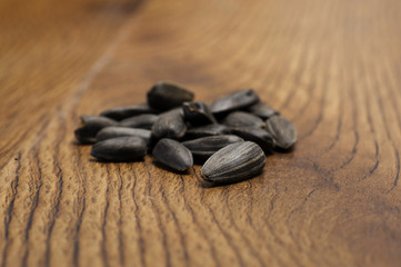 The seeds of sunflower