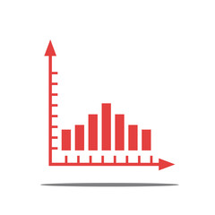 Bar Chart icon vector EPS10
