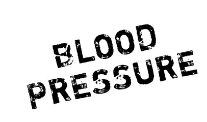 Blood Pressure rubber stamp