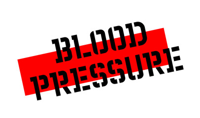 Blood Pressure rubber stamp