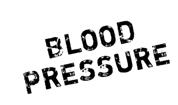 Blood Pressure rubber stamp