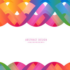 colorful abstract wavy background design