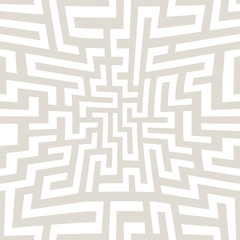 Vector graphic abstract geometry  maze pattern. subtle seamless geometric background . subtle pillow and bed sheet design. unique art deco. hipster fashion print