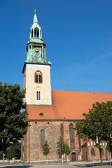 St. Marienkirche am Fernsehturm in Berlin in Berlin