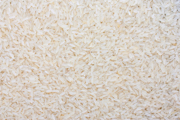 Grains of white parboiled rice, Background
