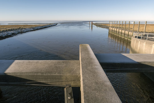 Lock And Wadden Sea