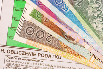 Polski podatek. PIT - obrazy, fototapety, plakaty
