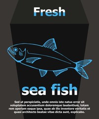 fish Herring vector illustration