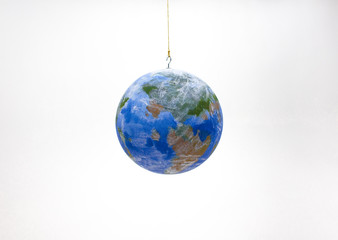 Hand Painted Globe, Pendulum