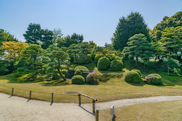 japanese landscape - nijojo - kyoto