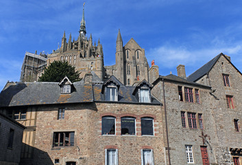 Fototapeta na wymiar Mont Saint-Michel, Normandy, France 