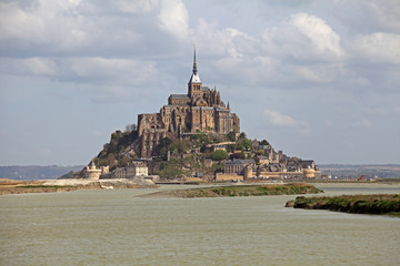 Fototapeta na wymiar Mont Saint-Michel, Normandy, France 