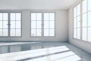 interior with city view