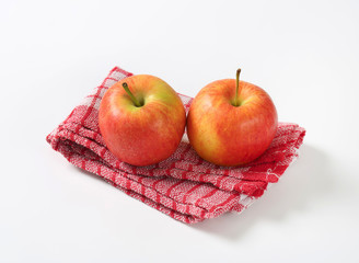 two ripe apples