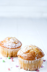 homemade vanilla capcakes