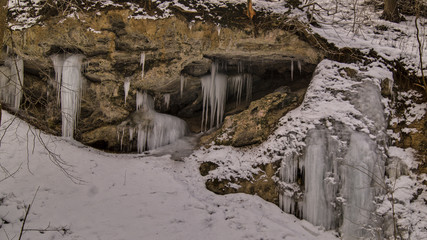 Stalaktiten Eis Höhle, Teufelshöhle Kremsmünster