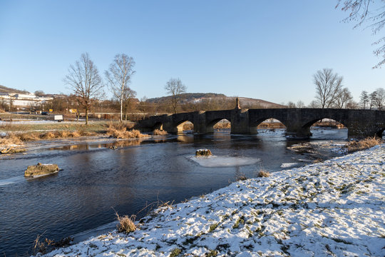 Bow Bridge / The Tauberbr&uuml;cke Tauberrettersheim is a bow bridge that spans the Tauber in Tauberrettersheim