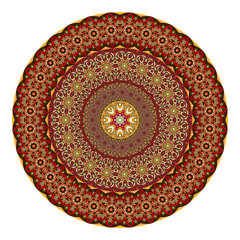 Flower mandala. Vintage decorative elements.