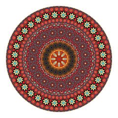 Flower mandala. Vintage decorative elements.