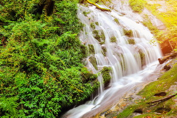 Beautiful of waterfall in Keawmeapan at Doi Intanon national Par