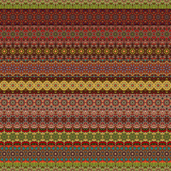 Colorful tribal vintage ethnic seamless pattern