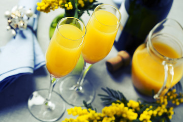 Mimosa cocktail - 134208336