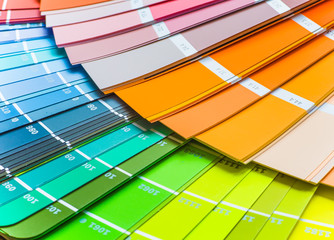 Color wheel for choosing paint tone