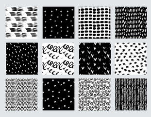 set abstract ink pattern