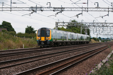Fototapeta na wymiar Train on a track