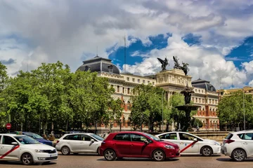 Foto auf Leinwand Madrid, Plaza del Emperador Carlos V © ArTo