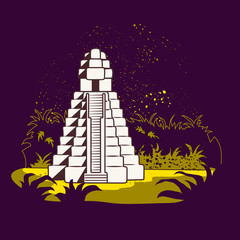Fototapeta premium Guatemala tikal ruins