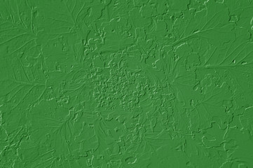 green floral pattern