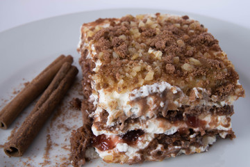 Tasty biscuit cake