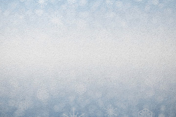 Winter frosted glass texture as background