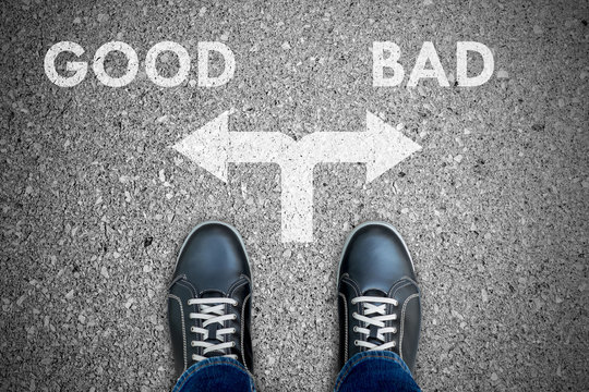 Black casual shoes making decision - good or bad