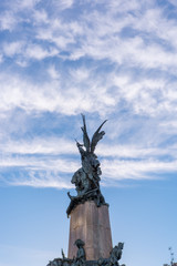 Fototapeta premium Statue in Vitoria Gasteiz Spain
