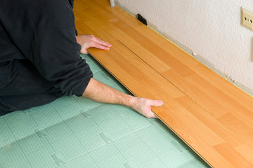 Laminat verlegen