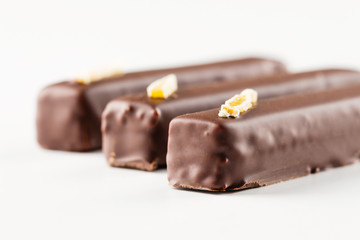 Long chocolates bonbons