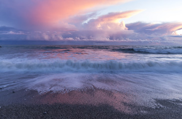 Menton, ciel d'orage