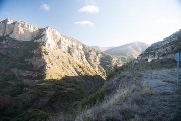 Amazing view of the Canion Rio Leza from Spain