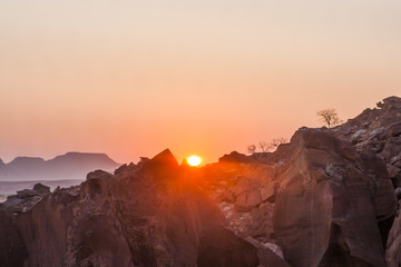Naklejka na ściany i meble Namib Desert Sunrise