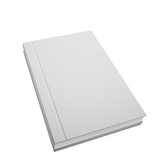 Vector book template, realistic design, isolated on white