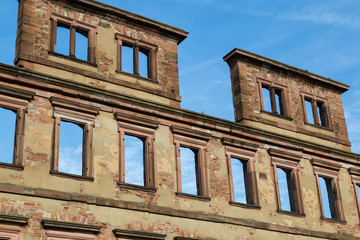 Ruins of medieval castle -  Heidelberg. Germany
