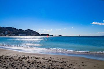 Yuigahama coast of Shonan/Kanagawa Japan, 2017/1/21