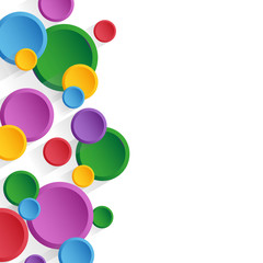 Background colored circles