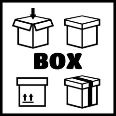 Carton box pack set packing boxes