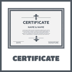 Certificate vector illustration