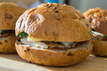 appetizing tasty burger