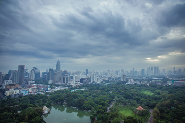 Fototapeta premium Aerial of Bangkok