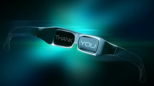 3D Glasses animation. "Put on your 3D glasses". Great spot for your 3D movie.